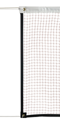Filet badminton Compétition avec barre de cadrage maille 19mm, 1.6mm marron (l'unité)