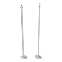 2 poteaux simples tennis