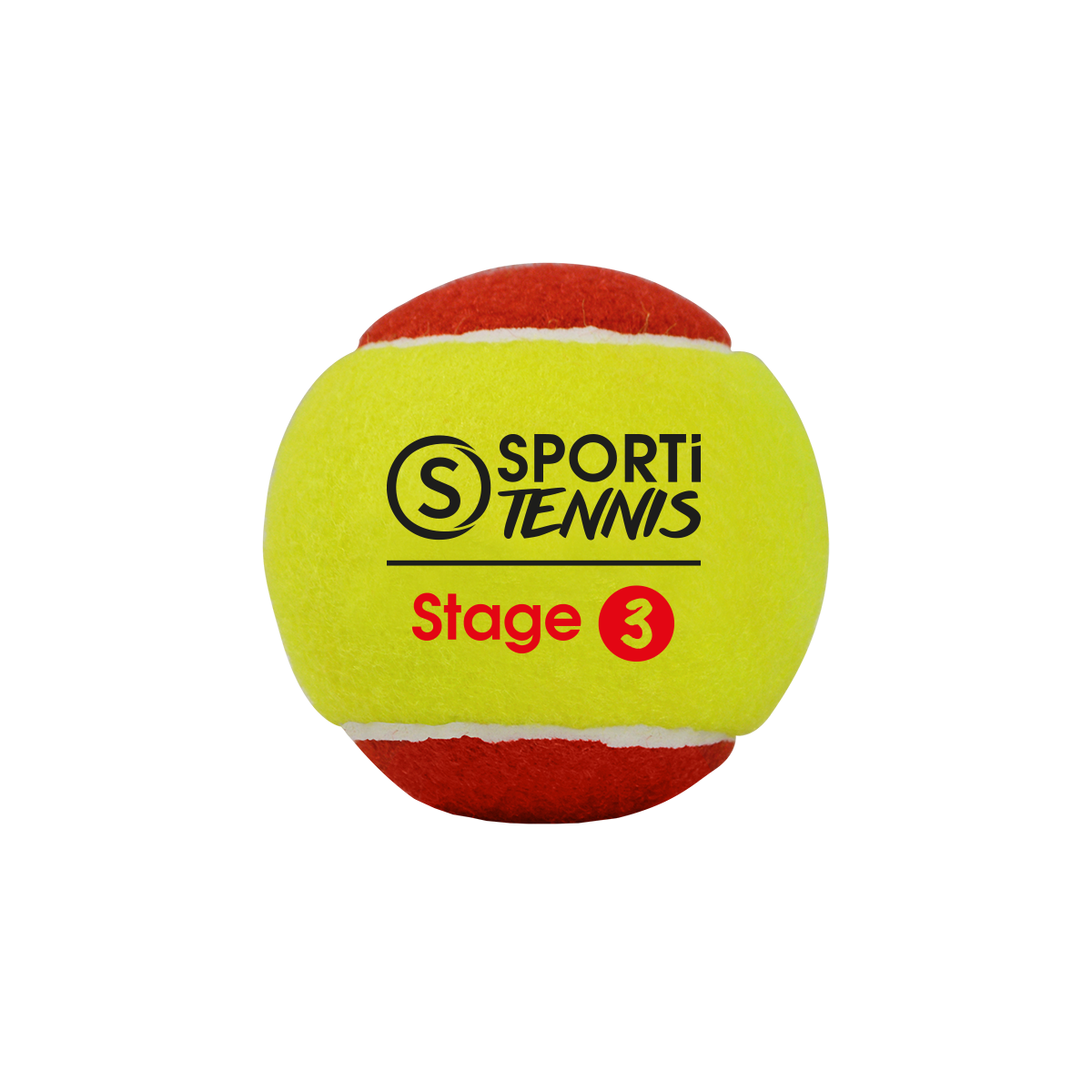 Sachet de 3 balles de tennis Stage 3