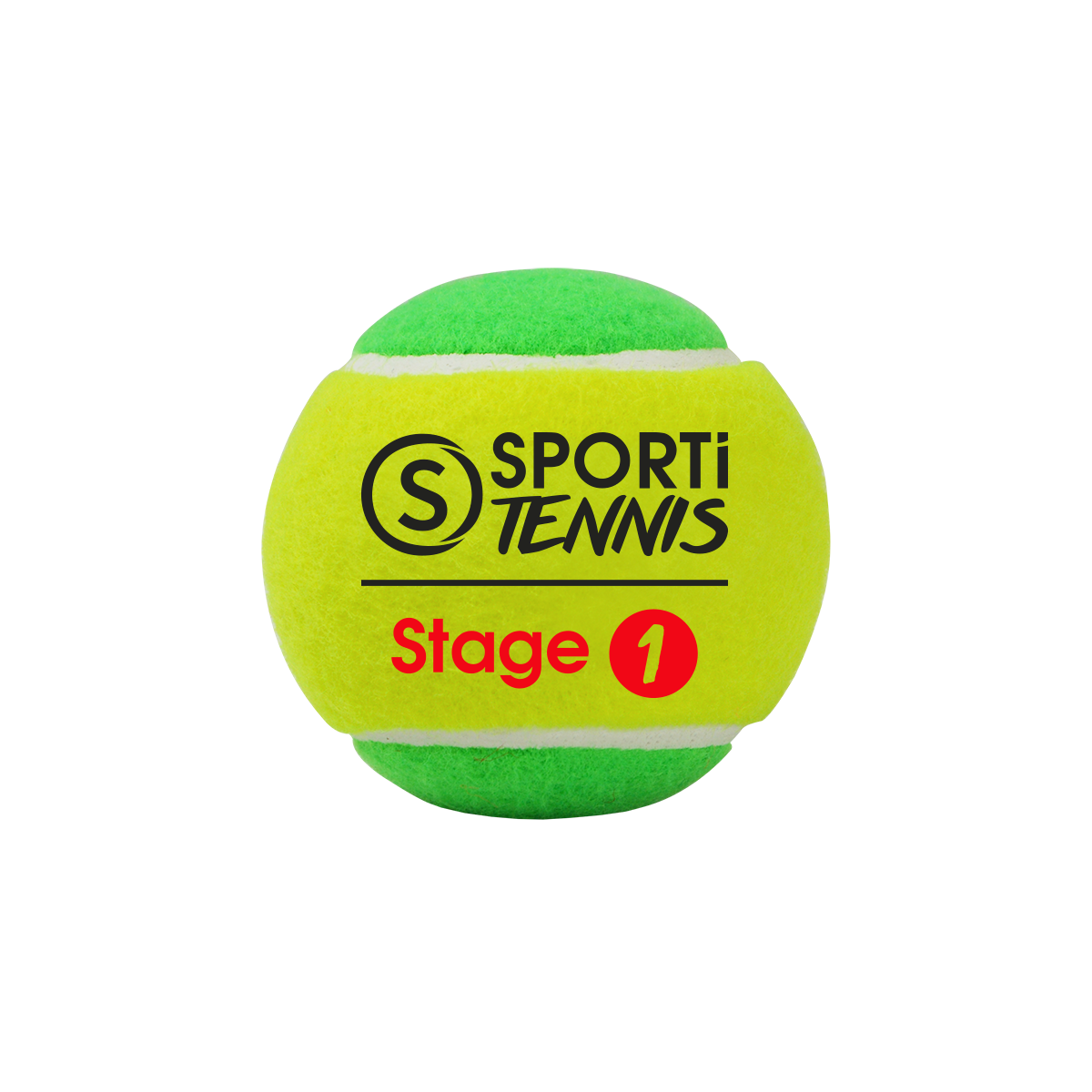 Sachet de 3 balles de tennis Stage 1