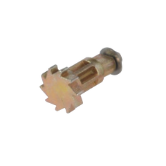 Axe avec vis de serrage pour treuil à crémaillère