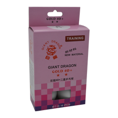 Boite de 6 balles de tennis de table blanches