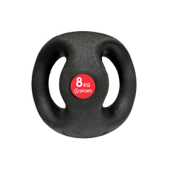 Médecine ball avec double poignées - 8kg