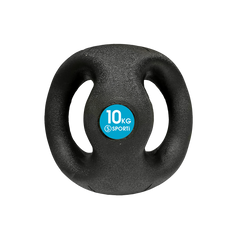 Médecine ball avec double poignées - 10kg