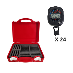 Kit 24 chronomètres SCO + mallette rigide