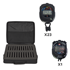 Kit 23 chronomètres SCO + 1 chronomètre C300 + mallette souple