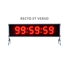 Afficheur marathon 2 faces