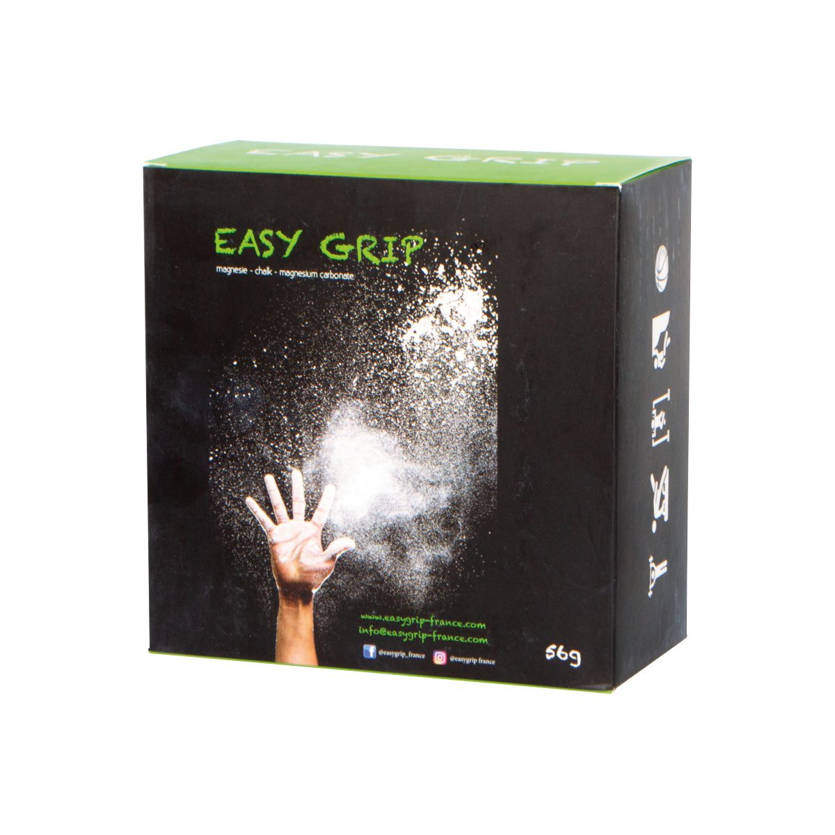 Boite de 8 blocs de 56gr de magnésie entraînement