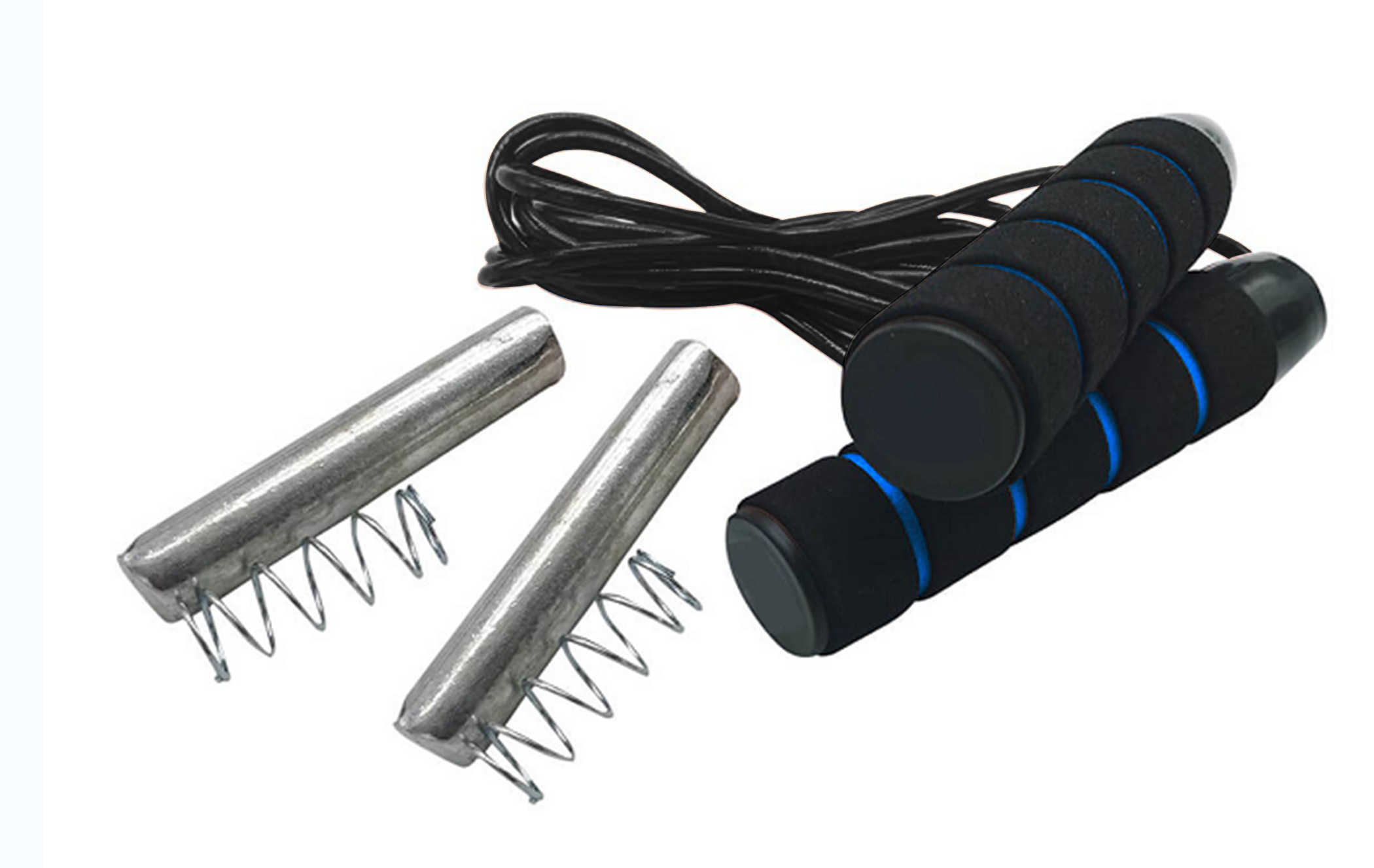 Corde à sauter fitness lestée (2x230gr)