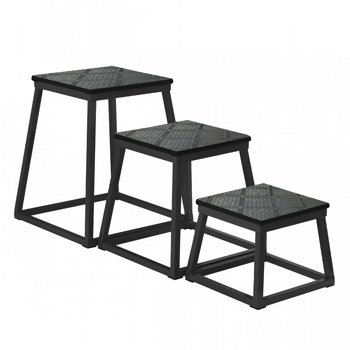 Set de 3 plateformes de pliométrie (30/45/60cm)