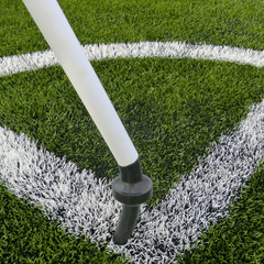 Poteau tube PVC blanc