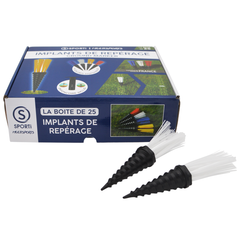 Boîte de 25 implants de repérage SPORTI + enfonçoir