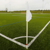 Jeu de 4 poteaux de corner flexibles avec 4 fanions