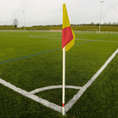 Jeu de 4 poteaux de corner flexibles avec 4 fanions