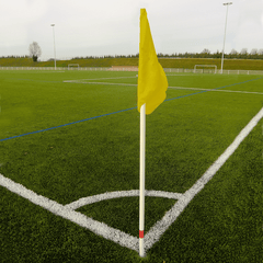 Jeu de 4 poteaux de corner flexibles avec 4 fanions