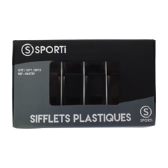 Boite de 12 sifflets plastique