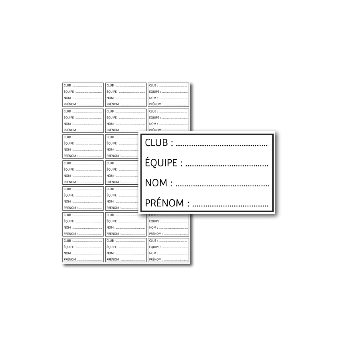 Lot de 42 etiquettes bouteilles