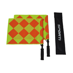 Drapeau de touche multi-damiers (la paire)