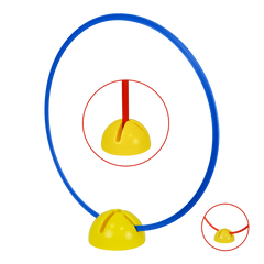 Base multi-fonctions pour jalons, cerceaux ronds et plats