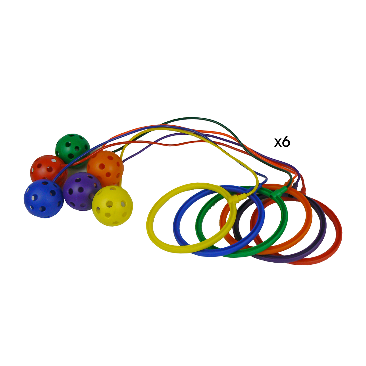 Lot de 6 balles au pied