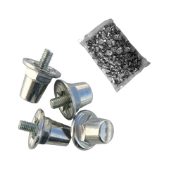 Crampons cylindriques (Blister de 12 crampons alu / 8x13mm + 4x16mm)