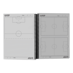 Carnet coach à spirales football A5