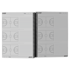 Carnet coach à spirales basketball A4