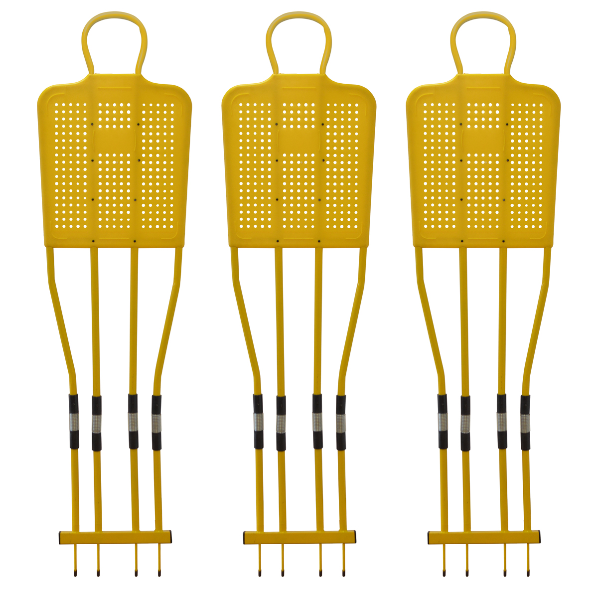 Kit 3 Mannequins 180cm Jaunes ref 063452