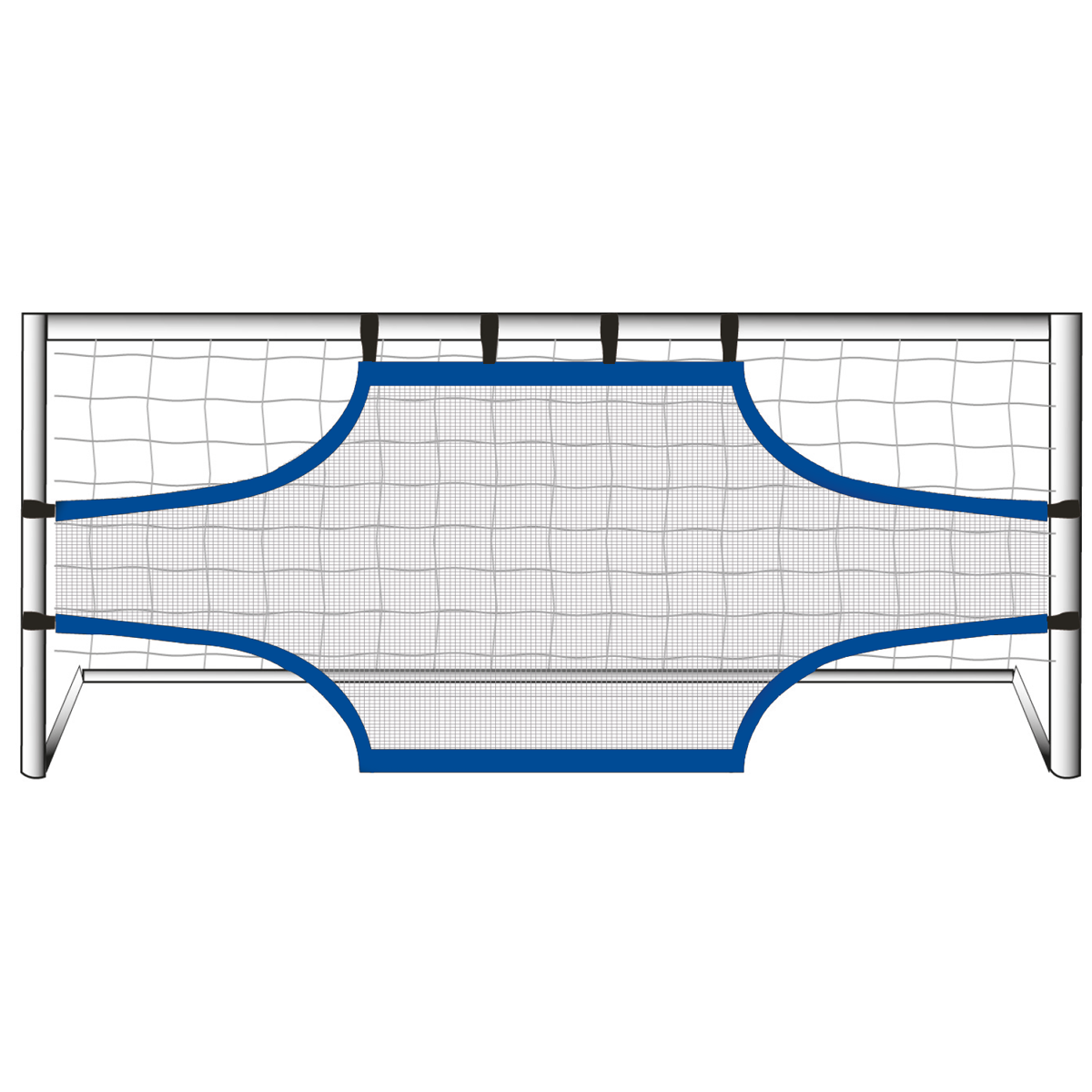 Cible avec base auto-lestée pour but de football à 11
