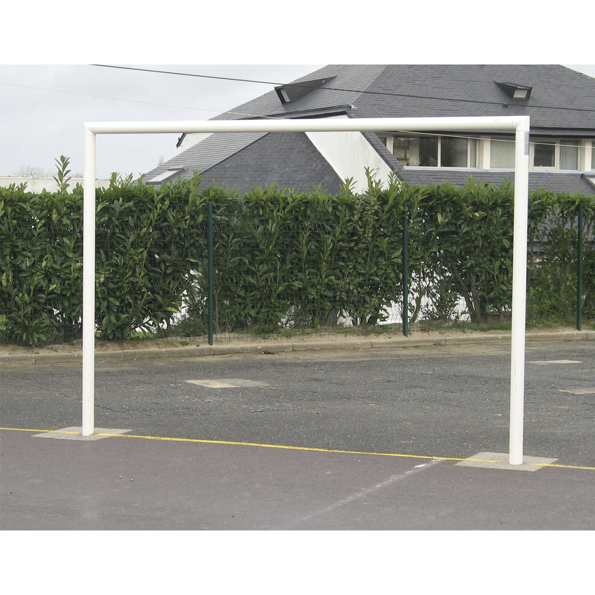 But en acier galvanisé handball/football à sceller (L'unité)