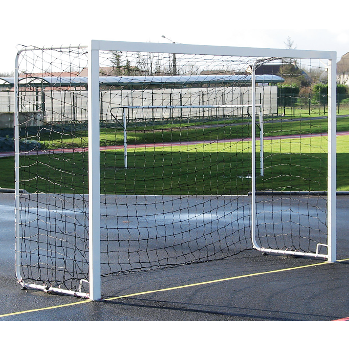 Buts de handball scolaire d'extérieur à sceller (la paire)