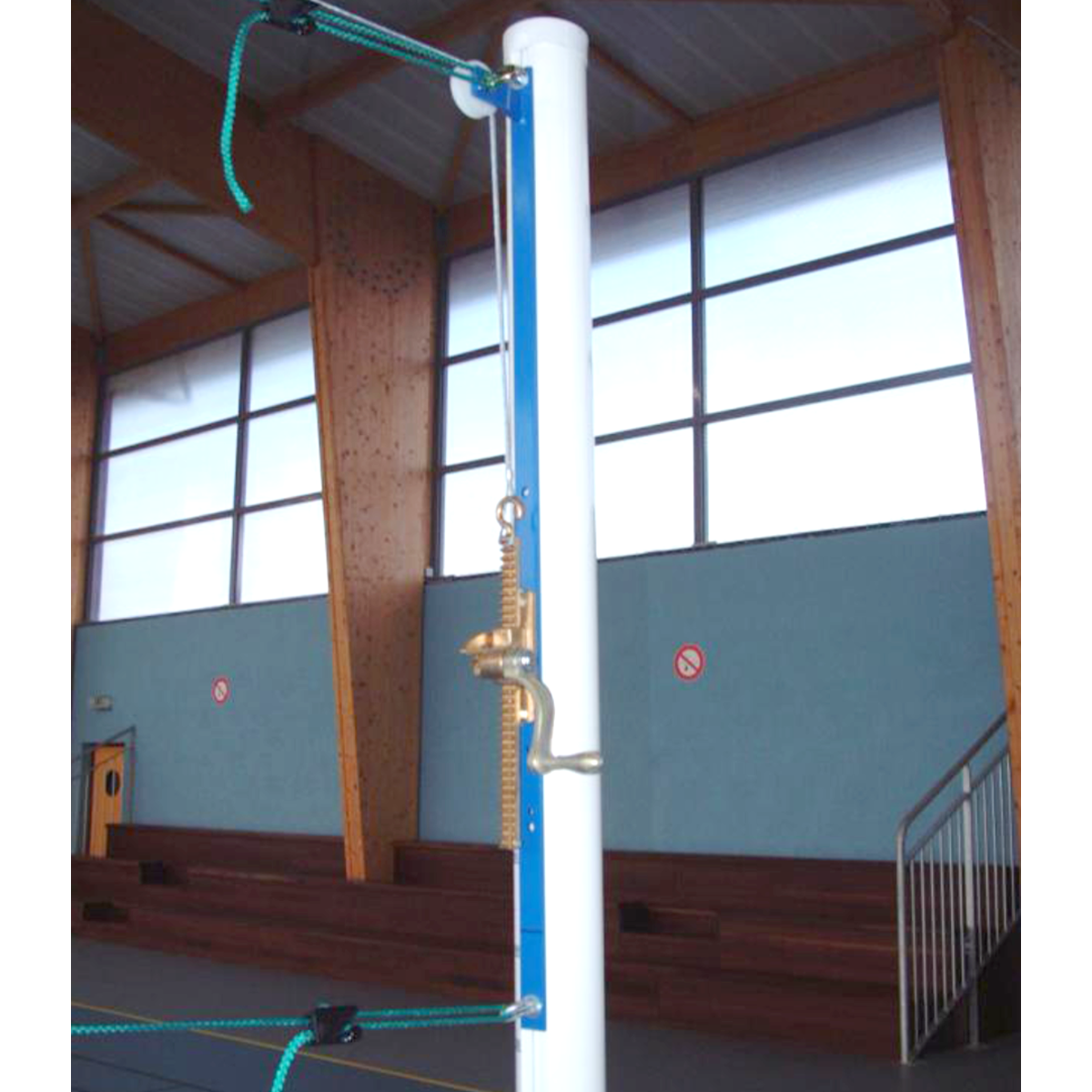 Poteaux de volley aluminium (La paire) sans fourreaux