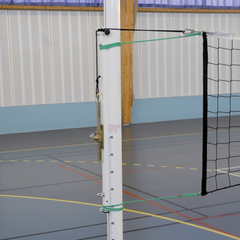 Poteaux de volley compétition diam.90 alu renforce (Treuil Externe)