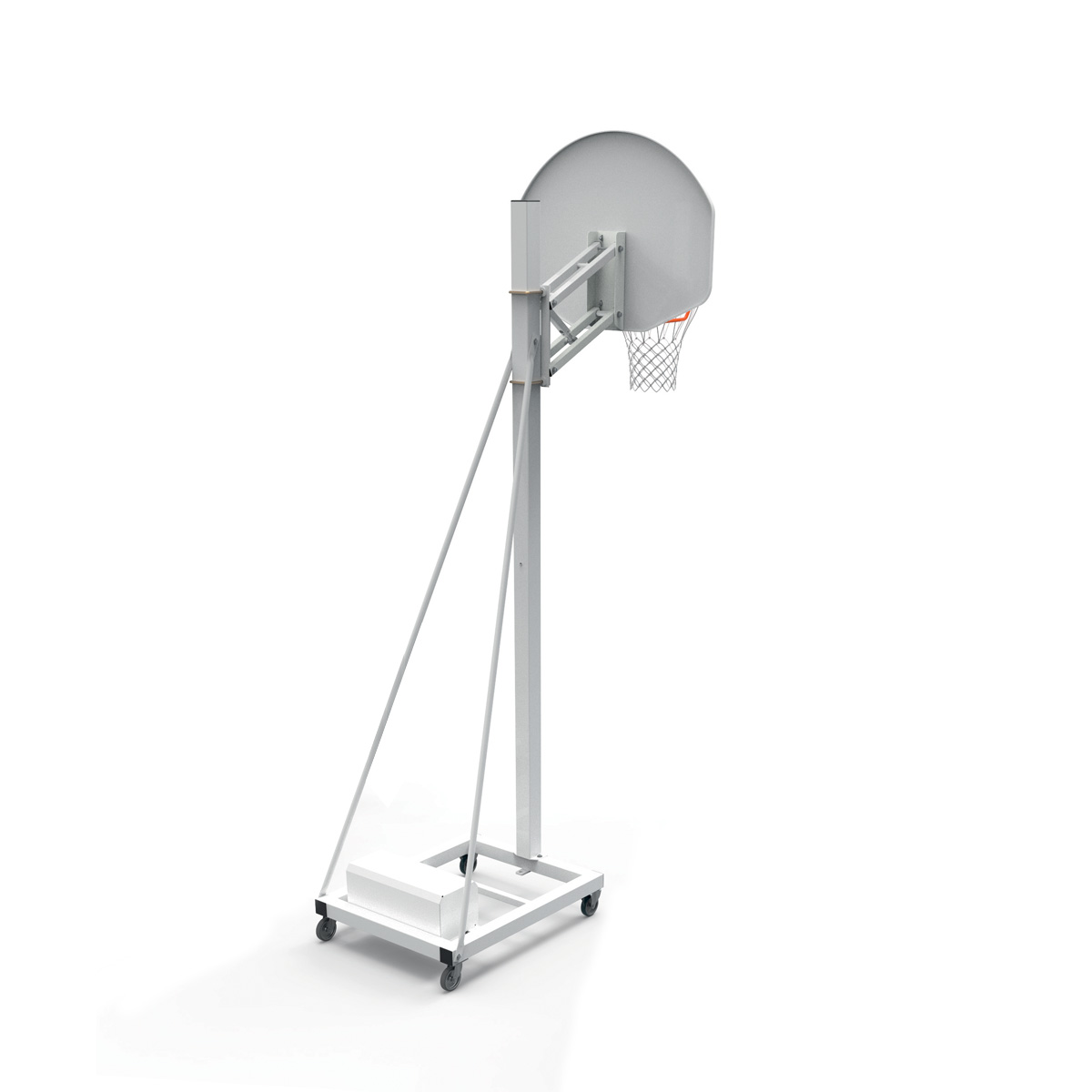 Tête réglable pour but de basket hauteur 2.60m à 3.05m déport 0.60