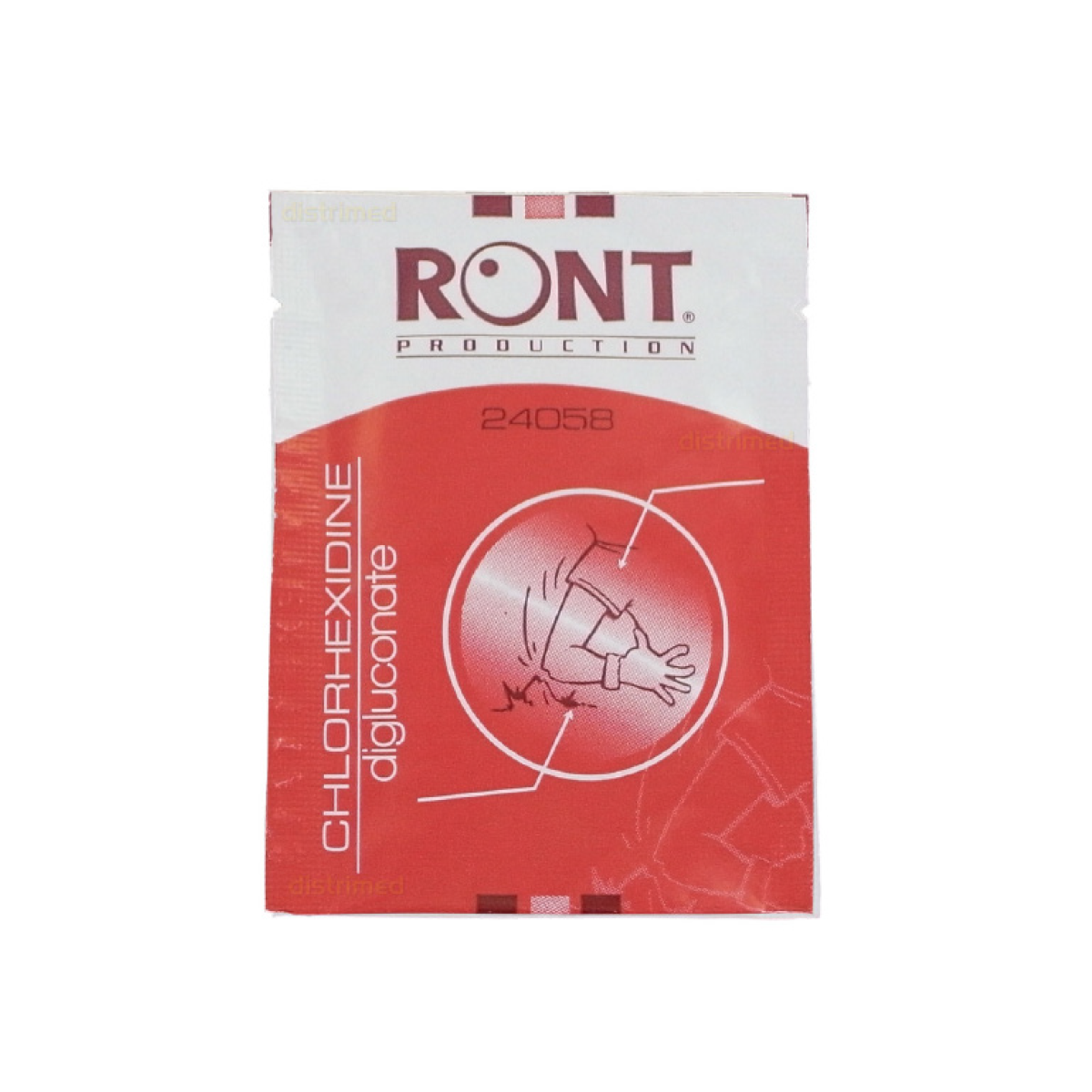 Lot de 10 serviettes Chlorhexidine