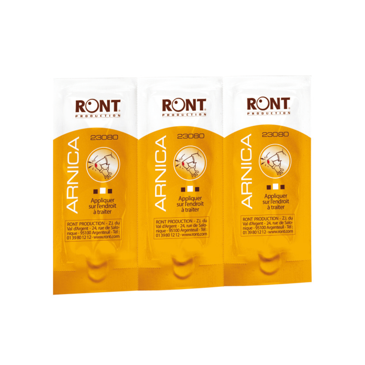 Sachet Arnica lot de 3x3 dosettes de 0,8ml