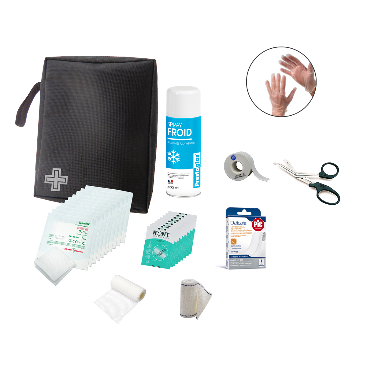 Trousse de soins garnie 1er secours CLUB