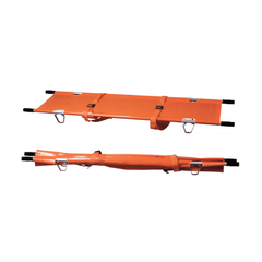 Brancard pliant en aluminium (En 2 dans le sens de la largeur)