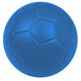 Ballon mousse uni dynamique 16cm