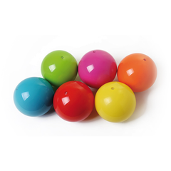 Lot de 6 ballons initiation 18cm
