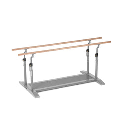 Barres parallèles junior avec roulettes et base fermée