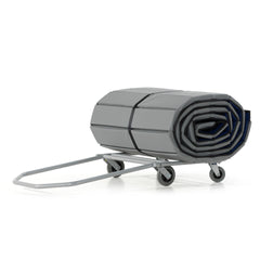 Chariot pour tapis tumbling avec arceau rabattable pratique