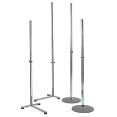 Poteau de saut en hauteur avec socle plat, 190 cm