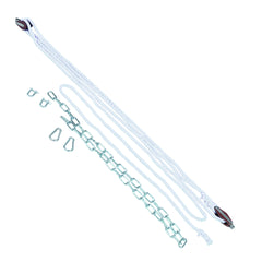 Système de serrage corde/poulie complet avec corde ø 8mm