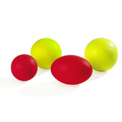 Ballon de handball en mousse PU avec revêtement – Ø 16,5 cm – Rouge