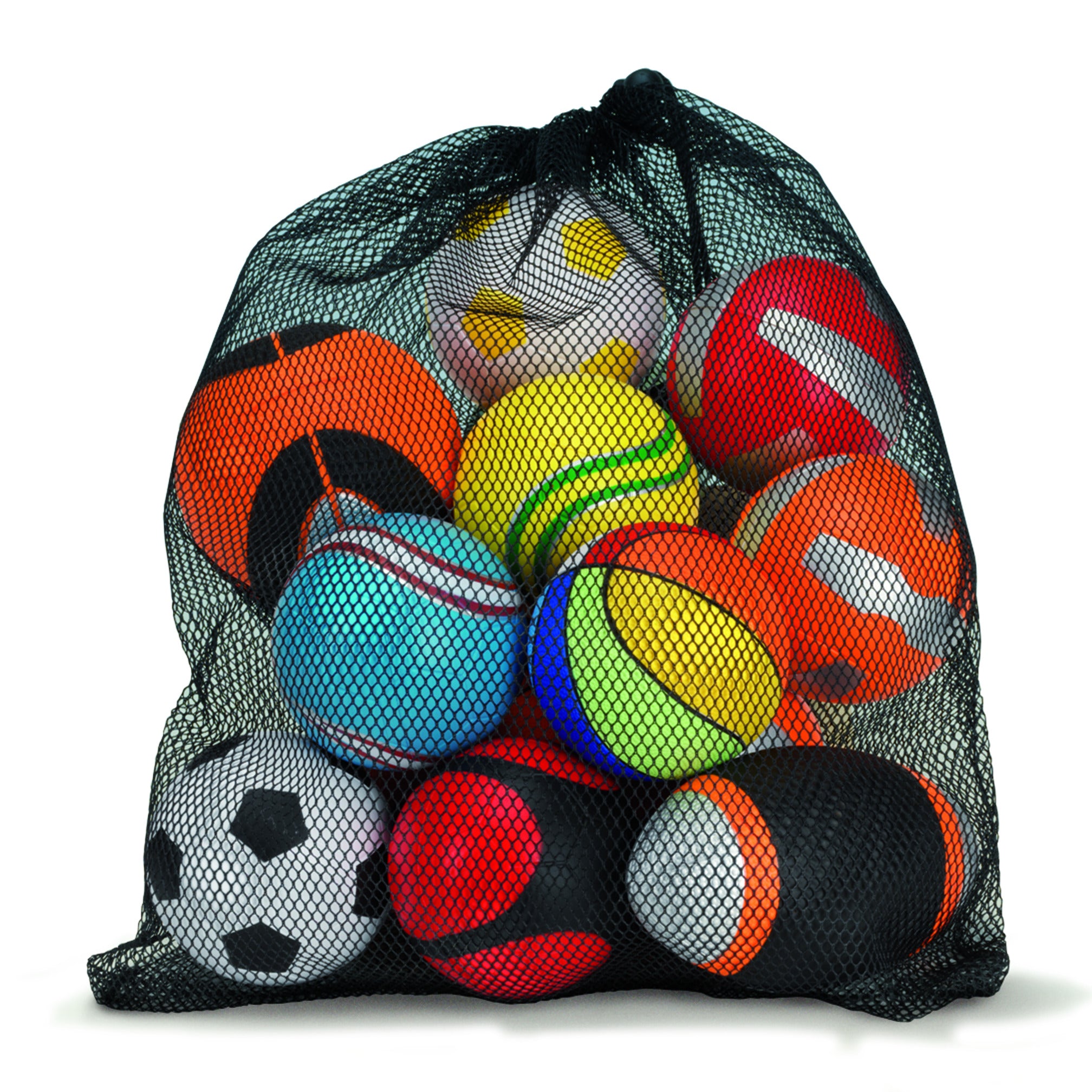 Set de ballons de sport en mousse ø 10 cm, lot de 12