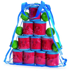 Jeu de tir de boîtes de conserves mousse