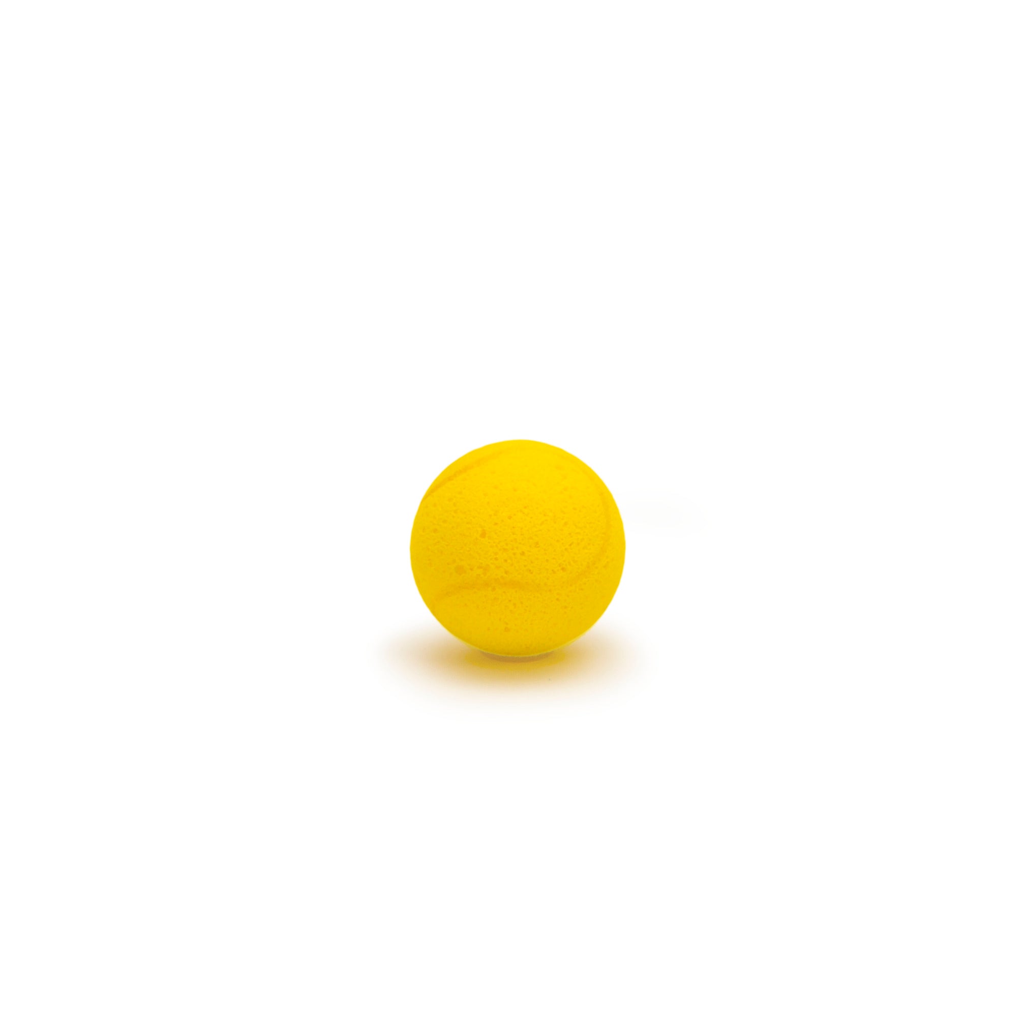 Mousse de balle de tennis sans peau, ø 7 cm, jaune