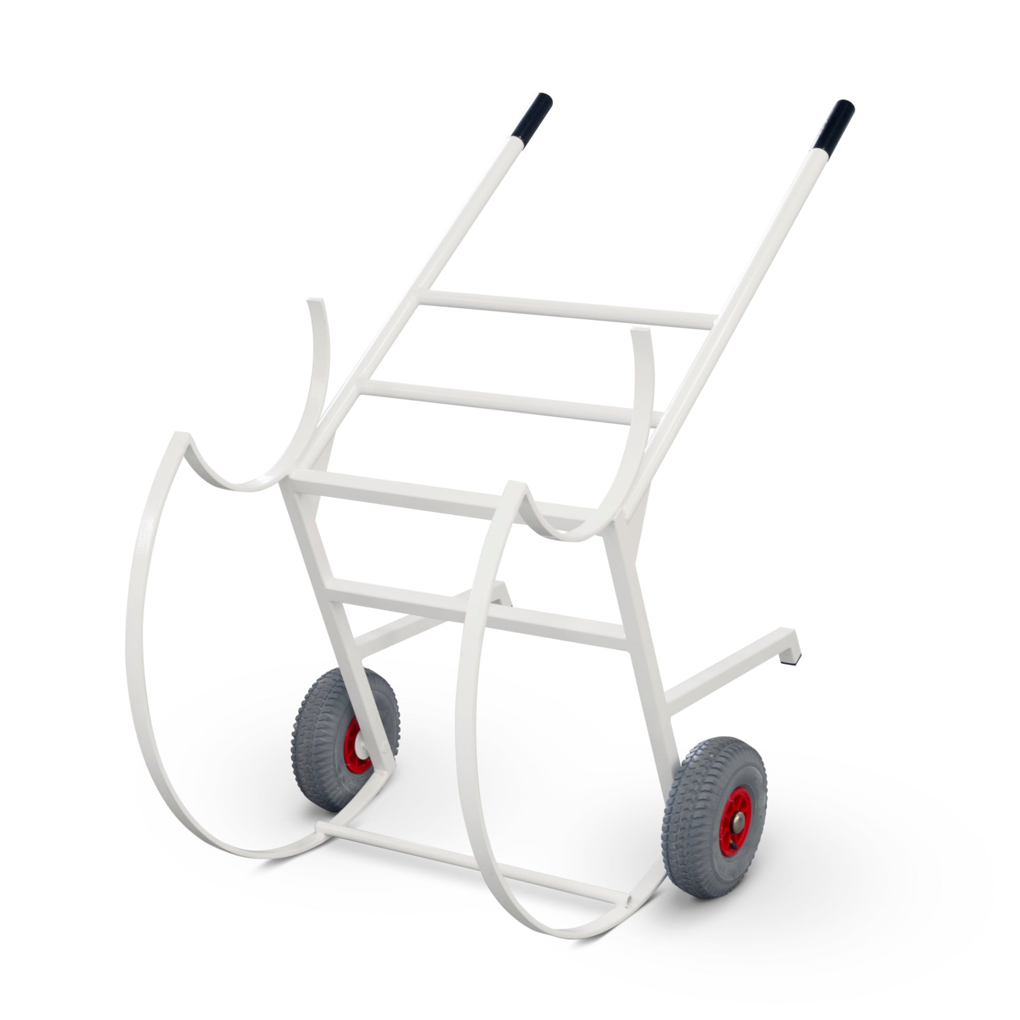 Chariot d'enroulement et de transport pour tapis en caoutchouc