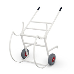 Chariot d'enroulement et de transport pour tapis en caoutchouc